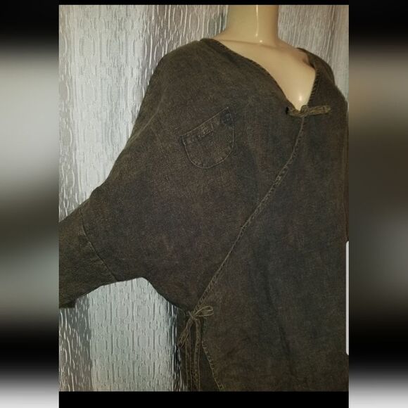 Buykud Navy Striped Oversized Dress NWT Size XL - Picture 7 of 10